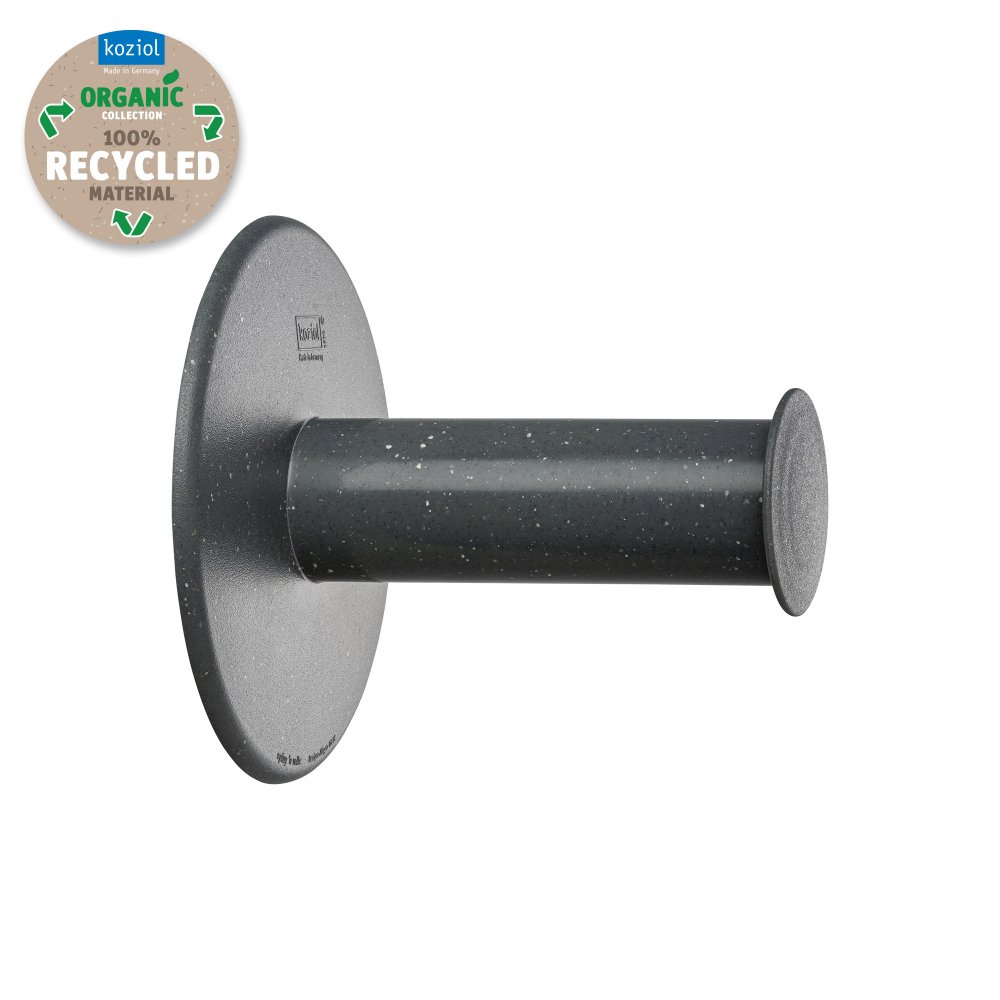 PLUG'N'ROLL Toilet Paper Holder recycled ash grey