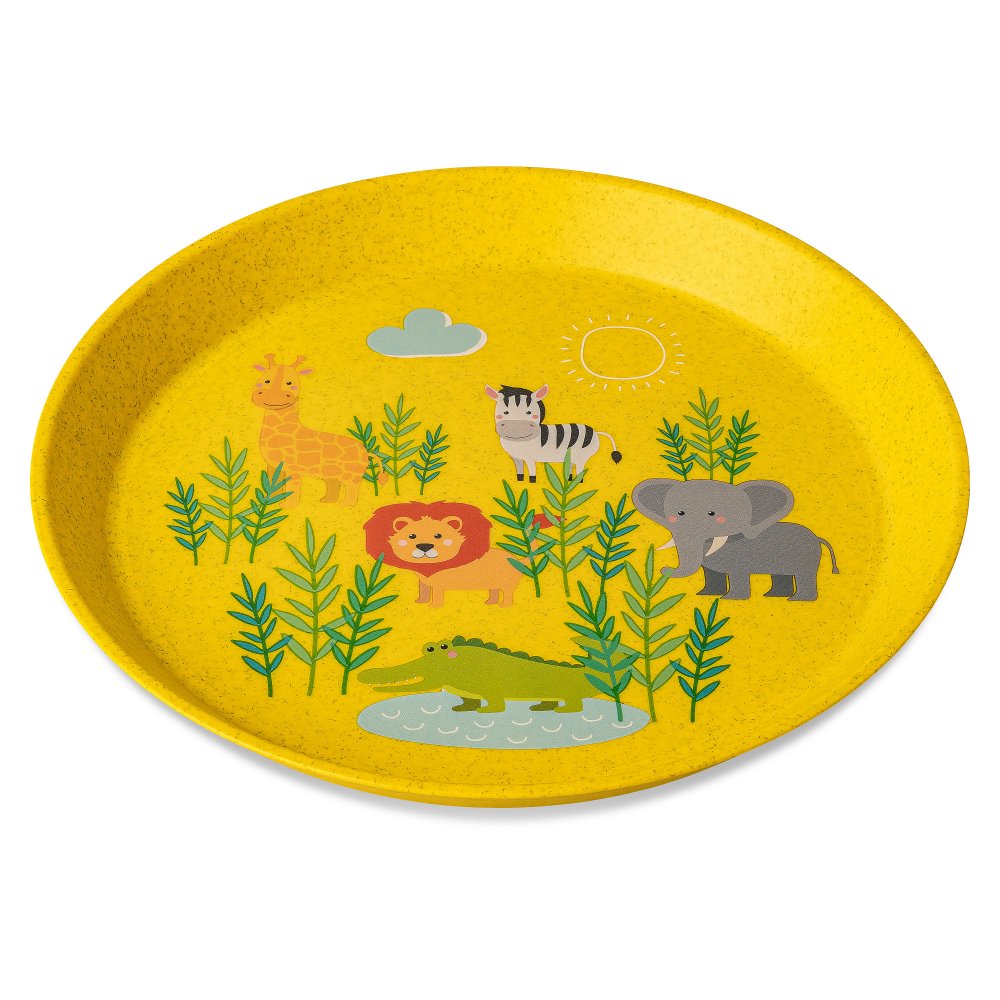 CONNECT PLATE AFRICA Small Plate 205mm organic yellow
