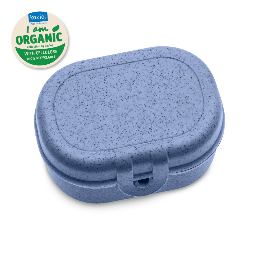 PASCAL MINI ORGANIC Lunchbox organic blue