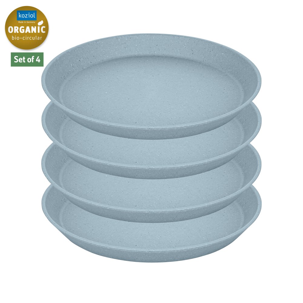 CONNECT PLATE Small Plate 205mm Set of 4 nature flower blue
