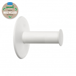 PLUG'N'ROLL WC-Rollenhalter recycled white