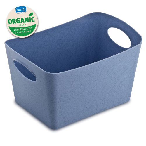 Koziol Online Shop Boxxx S Organic Aufbewahrungsbox 1l Organic Blue Schönes Online Kaufen